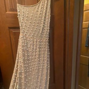 Pearl studded dress